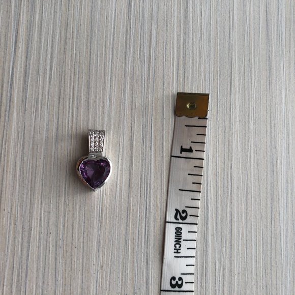 Heart pendant 18K WG - Picture 12 of 15
